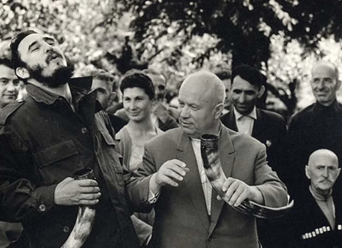 fidel castro and khrushchev reddit